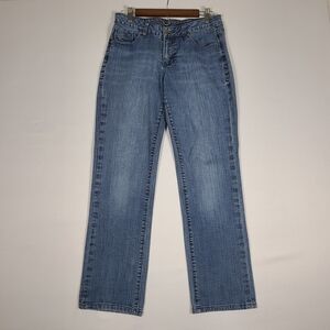 JAG Jeans Low Rise Straightleg Womens Size 8 Medium Wash Blue Denim